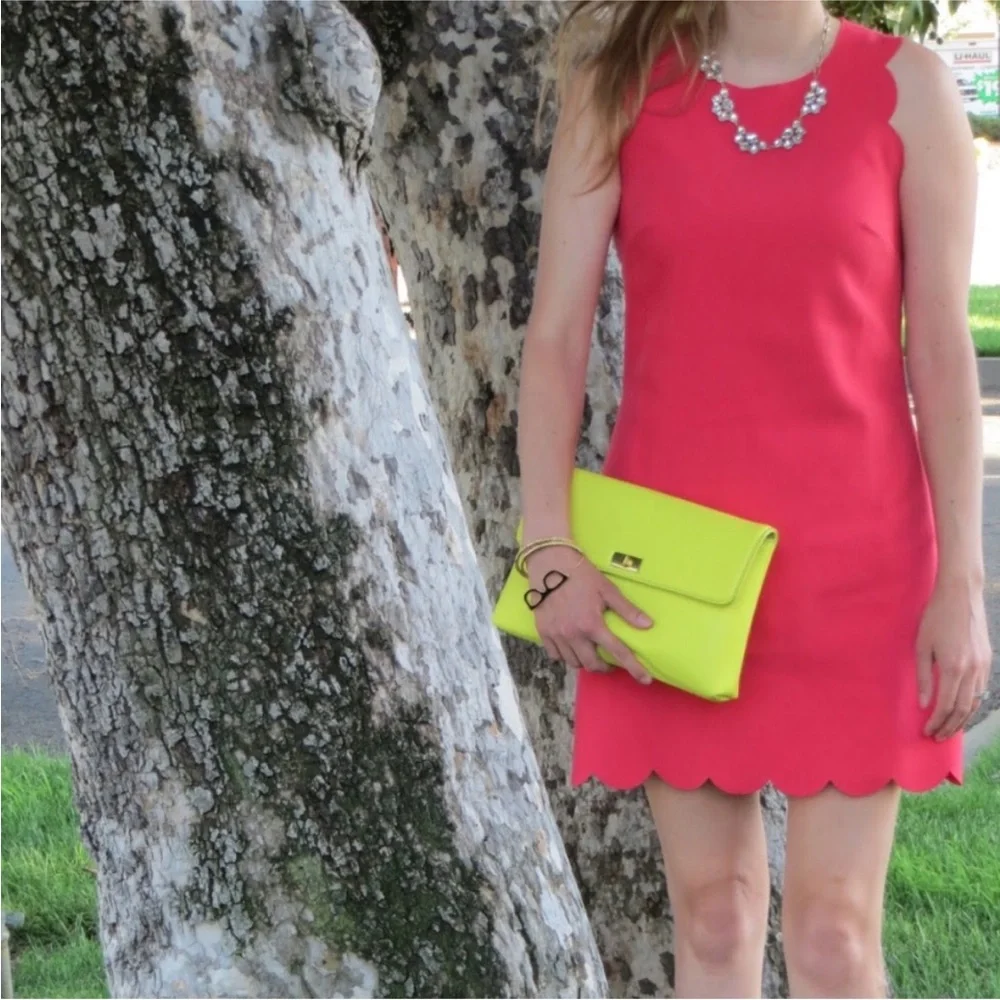 J. Crew Scalloped Sheath dress sz 6 - Picture 3 of 7